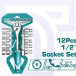 12Pcs 1/2" Socket Set