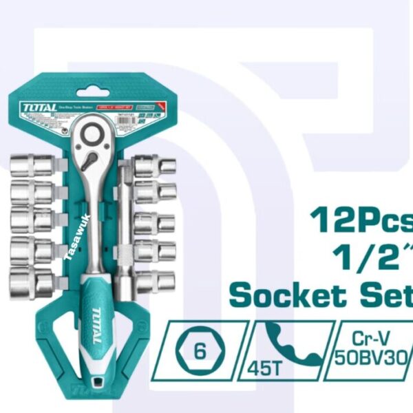 12Pcs 1/2" Socket Set
