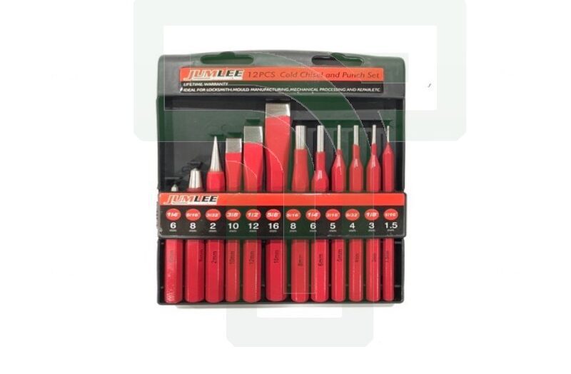 cold chisel and punch set, metalworking