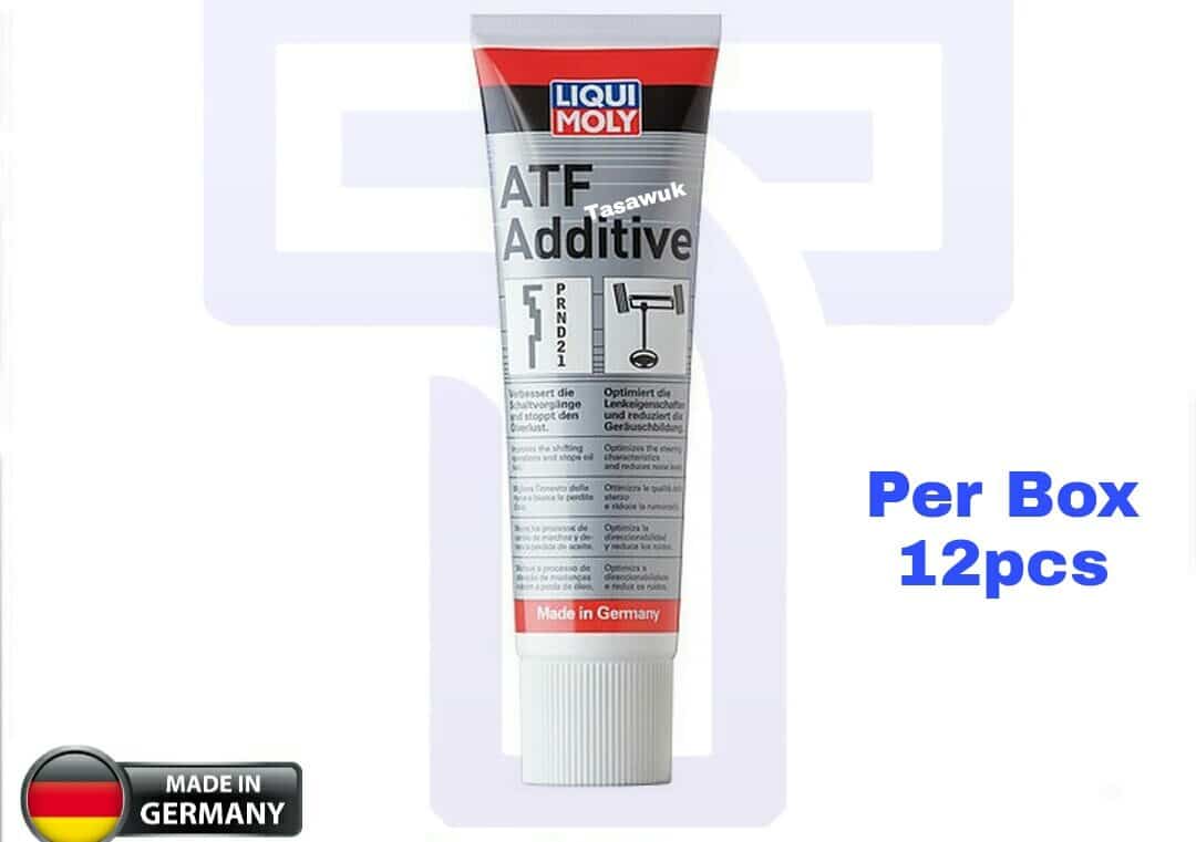 Liqui Moly ATF Additive bottle, Liqui Moly ATF Additive being poured into transmission, car driving smoothly
