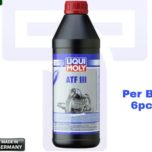 Liqui Moly ATF III oil, automatic transmission fluid top-up, car maintenance, Kuwait