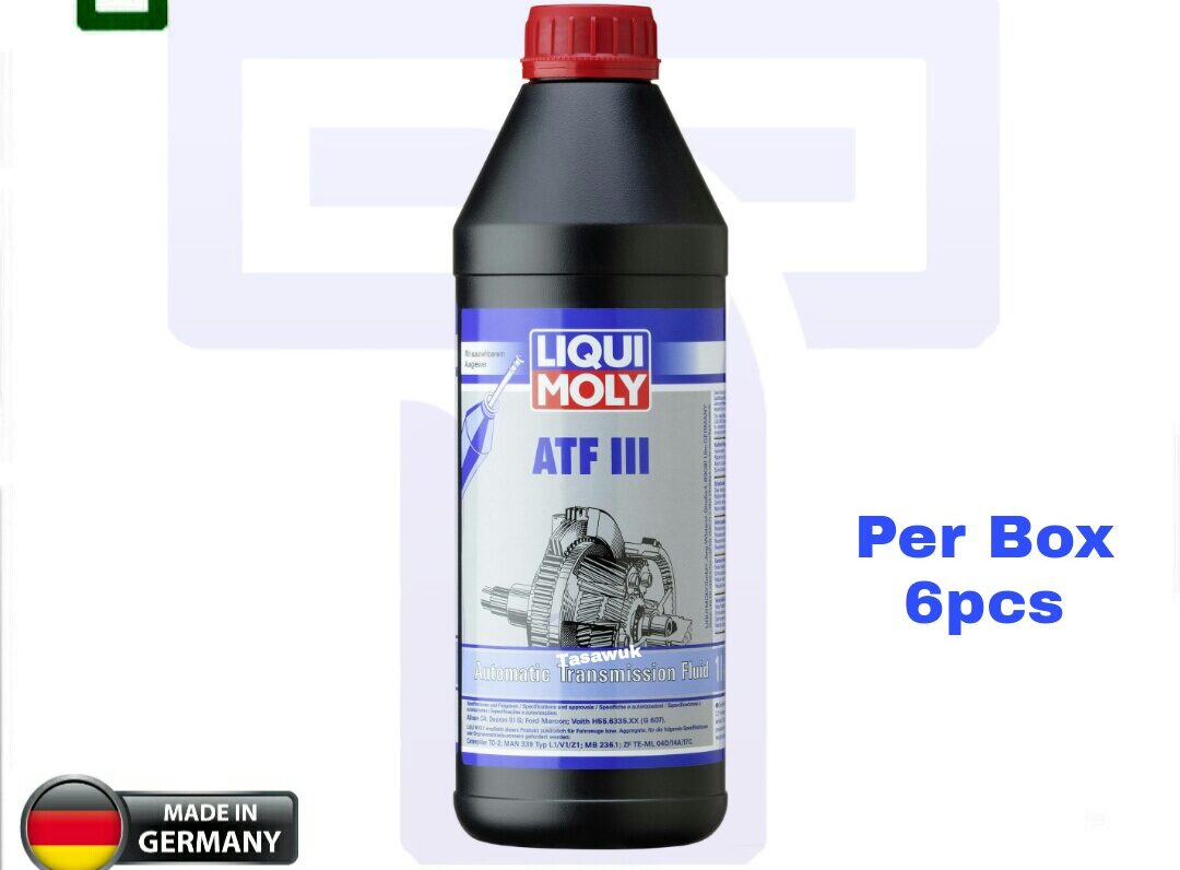 Liqui Moly ATF III oil, automatic transmission fluid top-up, car maintenance, Kuwait