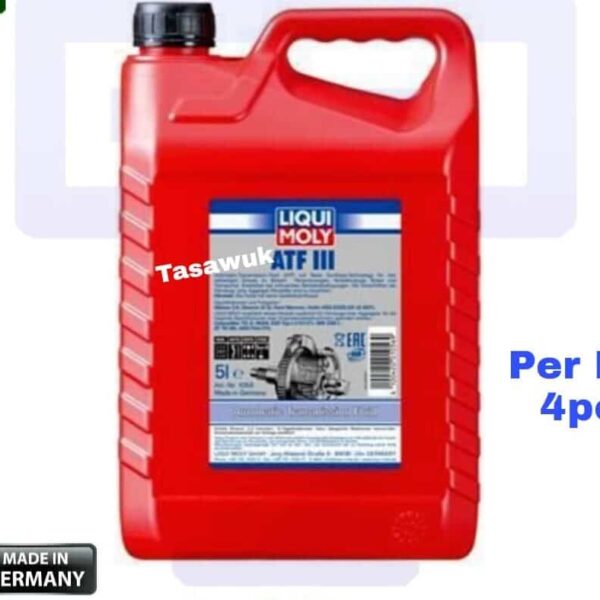 Liqui Moly ATF III oil, 5L, automatic transmission fluid, Germany
