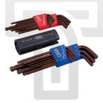 Allen key set, inch & metric