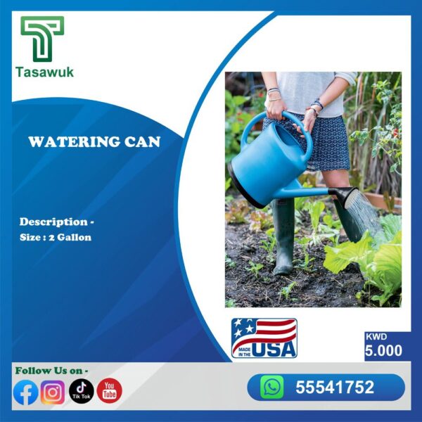 Watering Can Blue
