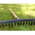 Garden Rake with wooden stick