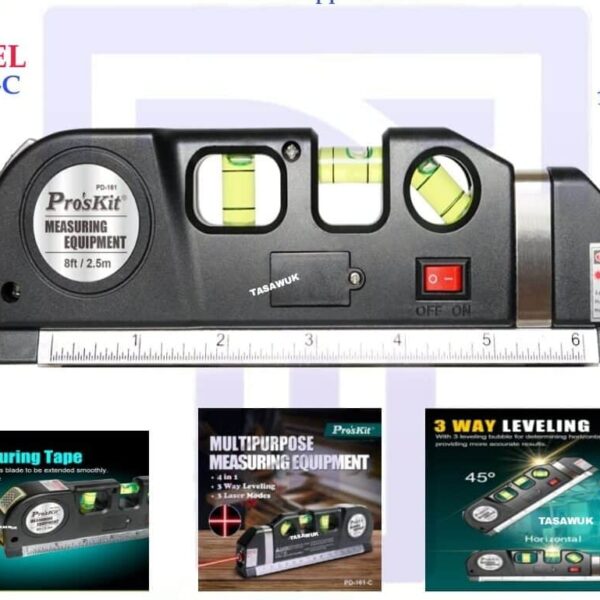 MULTIPURPOSE LASER LEVEL MEASURING TAPE RULER