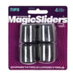 Protect Floors & Reduce Noise: Furniture Rubber Legs ( 1")