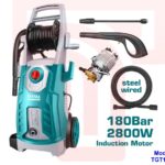 Total 2800W 180 Bar High-Pressure Washer