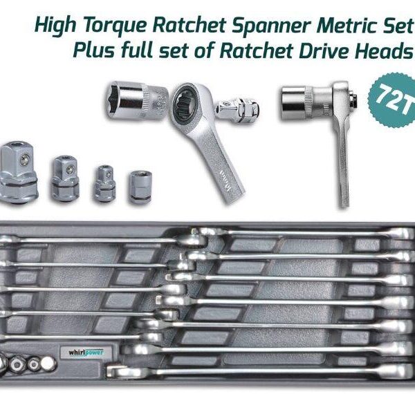 High Torque Ratchet Spanner Set