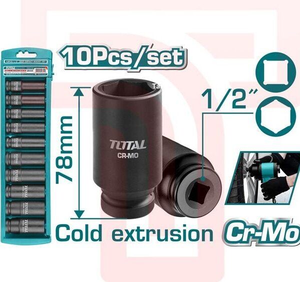 1/2" Dr. Impact Socket Set