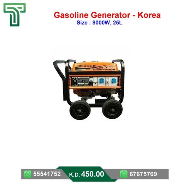 8 kW portable gasoline generator