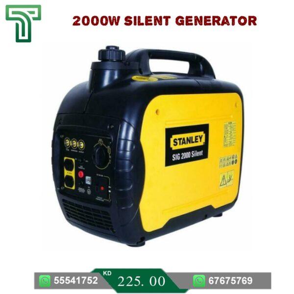 silent generator, 2000W generator, Stanley generator, Kuwait generator
