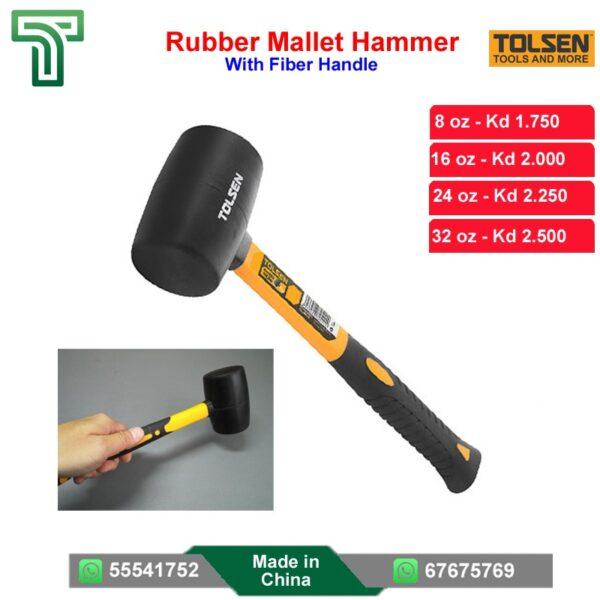 rubber mallet hammer