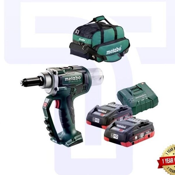 Metabo Cordless Riveting Gun: Effortless Riveting on the Go