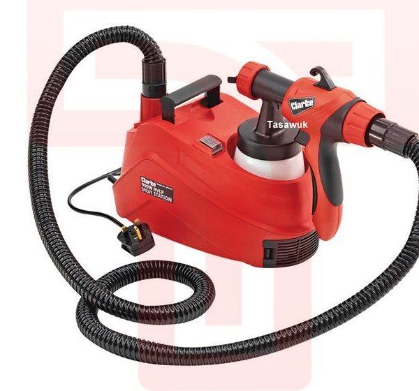 electric HVLP spray station