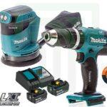 Cordless Round Sander & 13 Mm Drill Combo