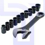 Adjustable Wrench & Socke Set