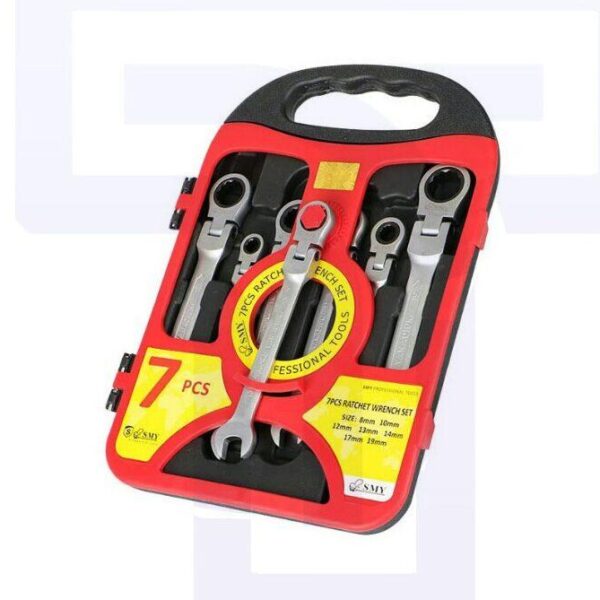 Foldable Ratchet Spanner Set