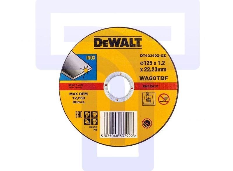 IMG_5296 DeWalt Inox (SS) Cutting Disc - Image 1