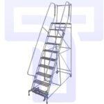 Knocked Down Ladder with 450 kg Load Capacity