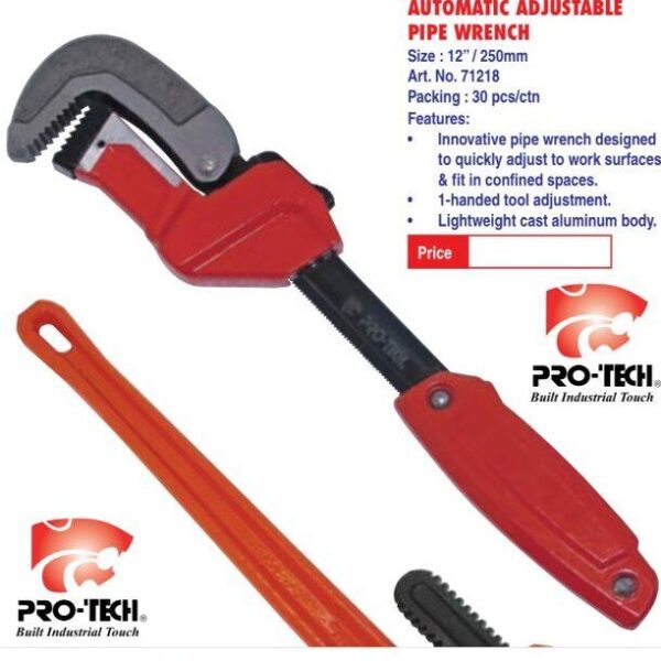 Automatic Adjustable Pipe Wrench