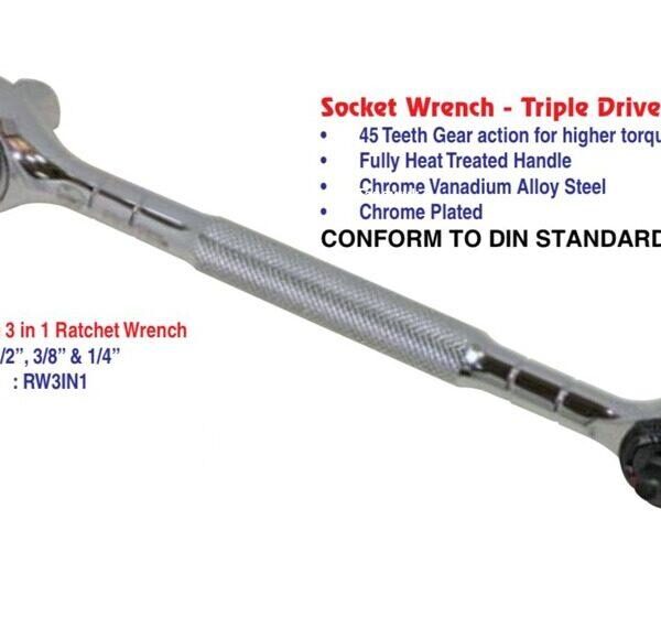 3 in 1 Ratchet Handle