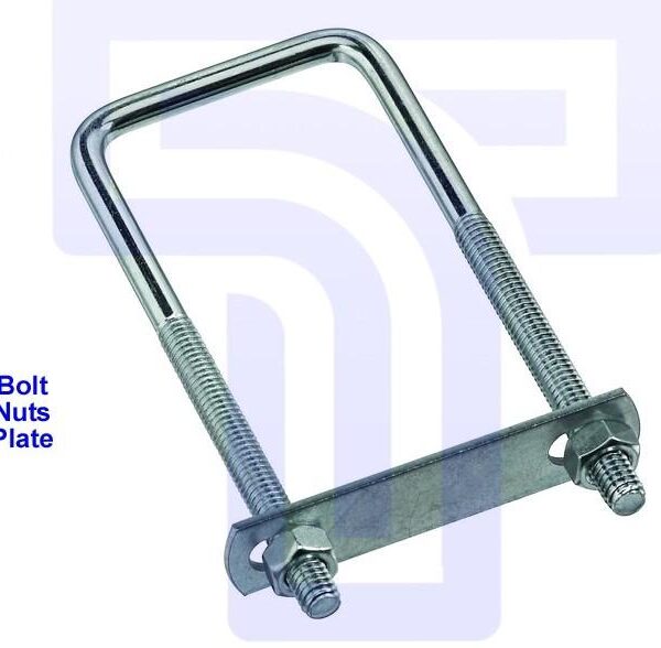 Square U-Bolt Galvanized