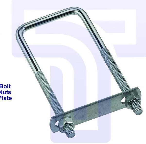 Square U-Bolt Galvanized