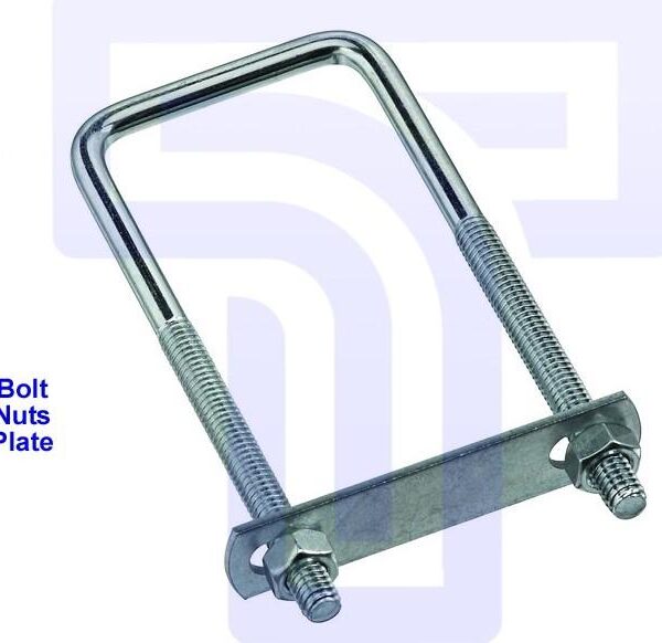 Square U-Bolt Galvanized
