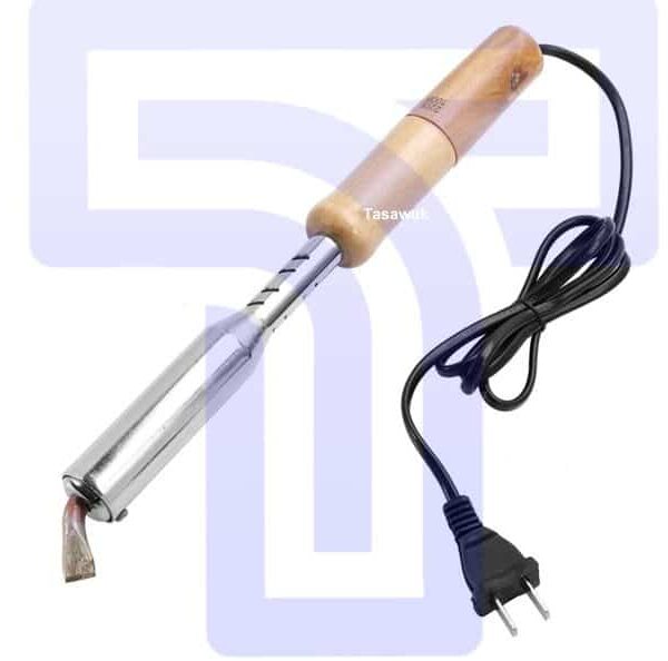 Electric Solder Iron - Wooden Handle