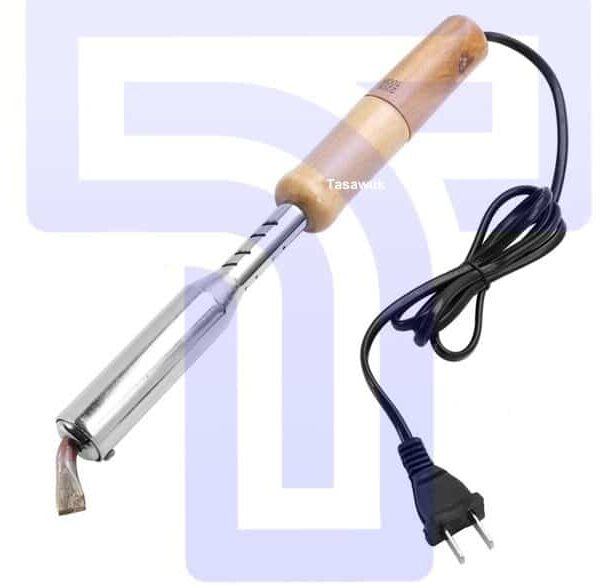 Electric Solder Iron - Wooden Handle
