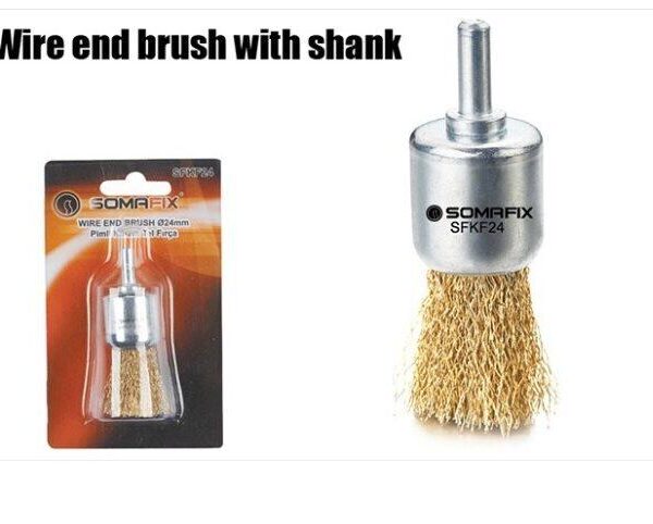 Wire End Brush with Shank