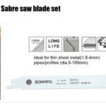 Sabre Saw Blade Set - Metal