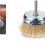 Wire cup brush with shank