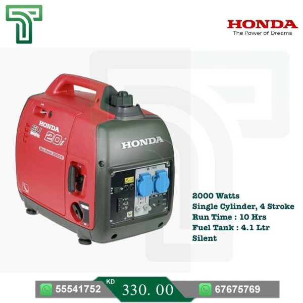 Honda 2000W Silent Gasoline Generator