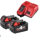 2x 4.0ah Battery Charger