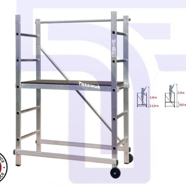 1.6m Aluminum Scaffolding Made in France