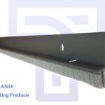 Brown Vinyl Door Sweep