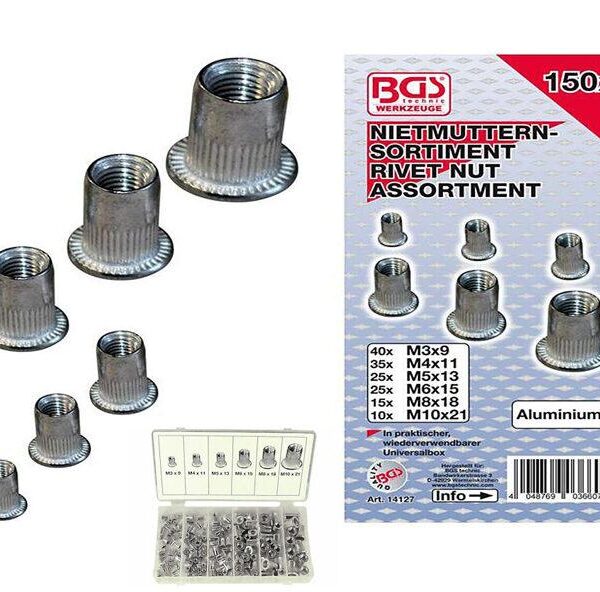 Almn Rivet Nut Assortment