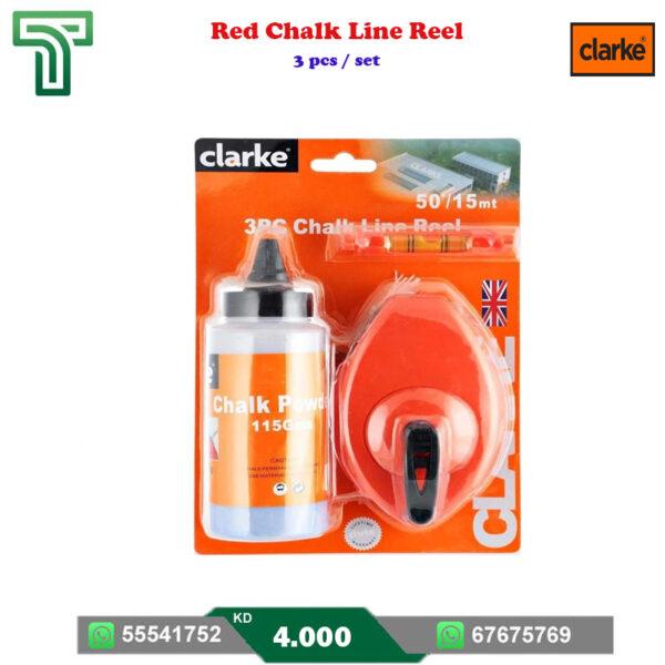 Red Chalk Line Reel