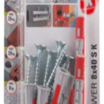 Duo Power Wall Plugs with Screws