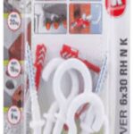 Duo Power Wall Plugs with Round Hook