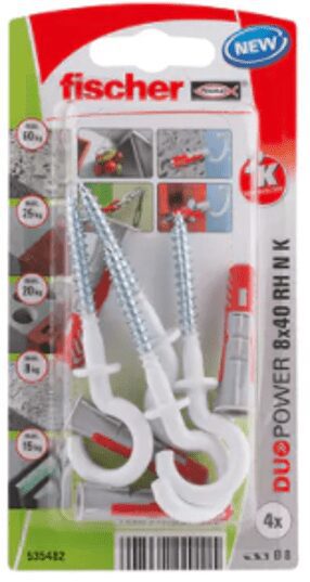 Picture19 Duo Power Wall Plugs with Round Hook - Image 1