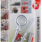 Duo Power Wall Plugs with Eye Hook