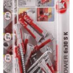 Duo Power Wall Plugs with Screws