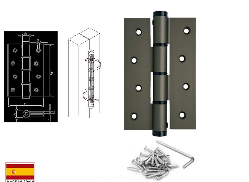 spring hinges, spring loaded hinges, spring loaded hinges heavy duty, self closing spring