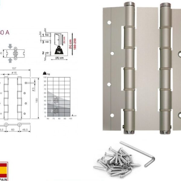 spring hinges, spring loaded hinges, spring loaded hinges heavy duty, self closing spring