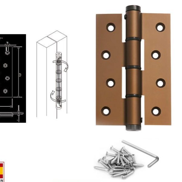 Effortless Door Control: Self Closing Spring Hinges (5")