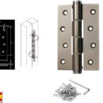 Effortless Door Control: Self Closing Spring Hinges (5")